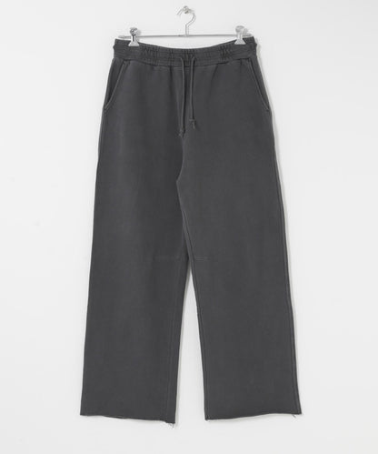 衛衣材質寬鬆闊腿鬆緊休閒褲