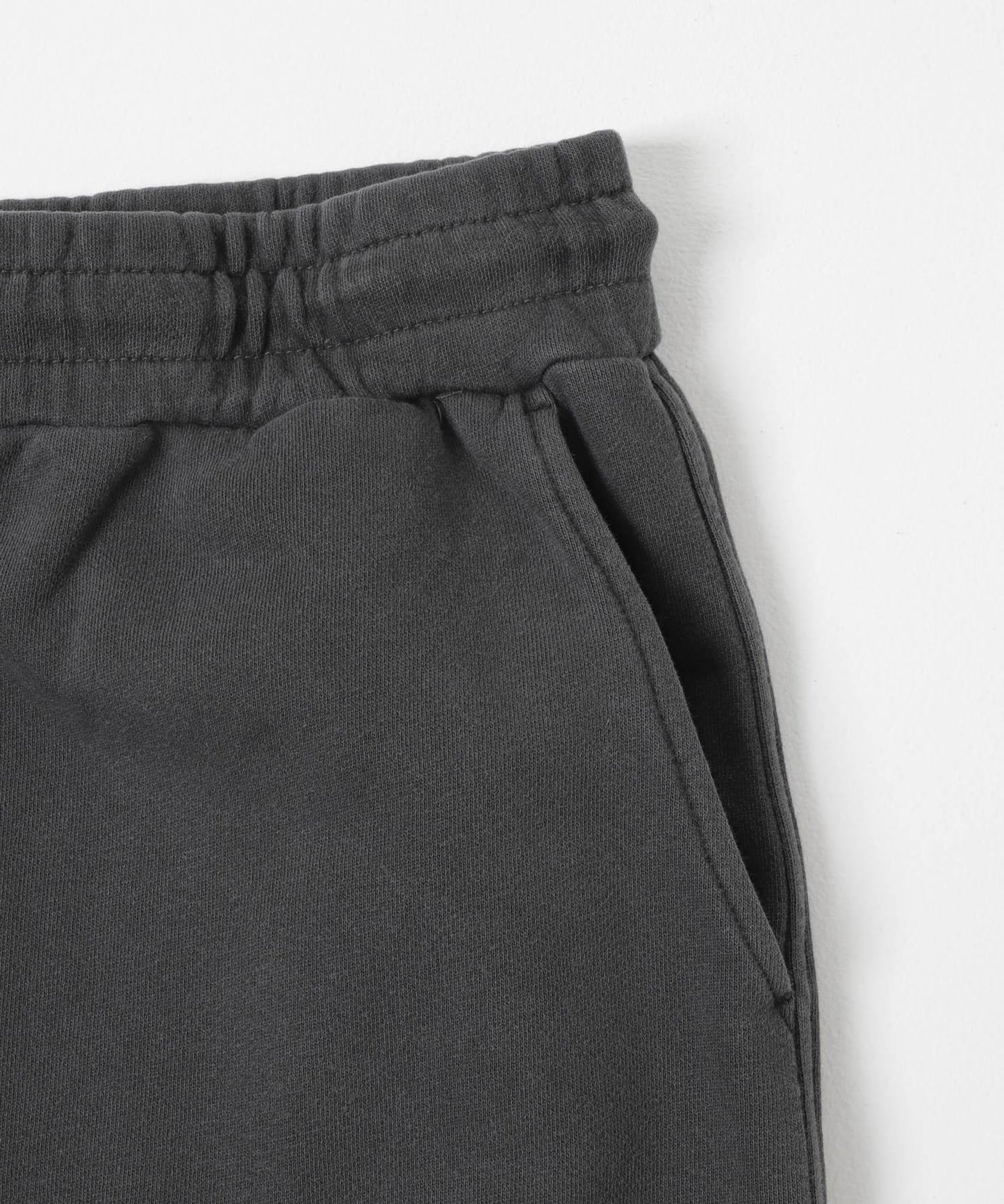 衛衣材質寬鬆闊腿鬆緊休閒褲