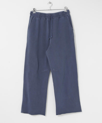 衛衣材質寬鬆闊腿鬆緊休閒褲