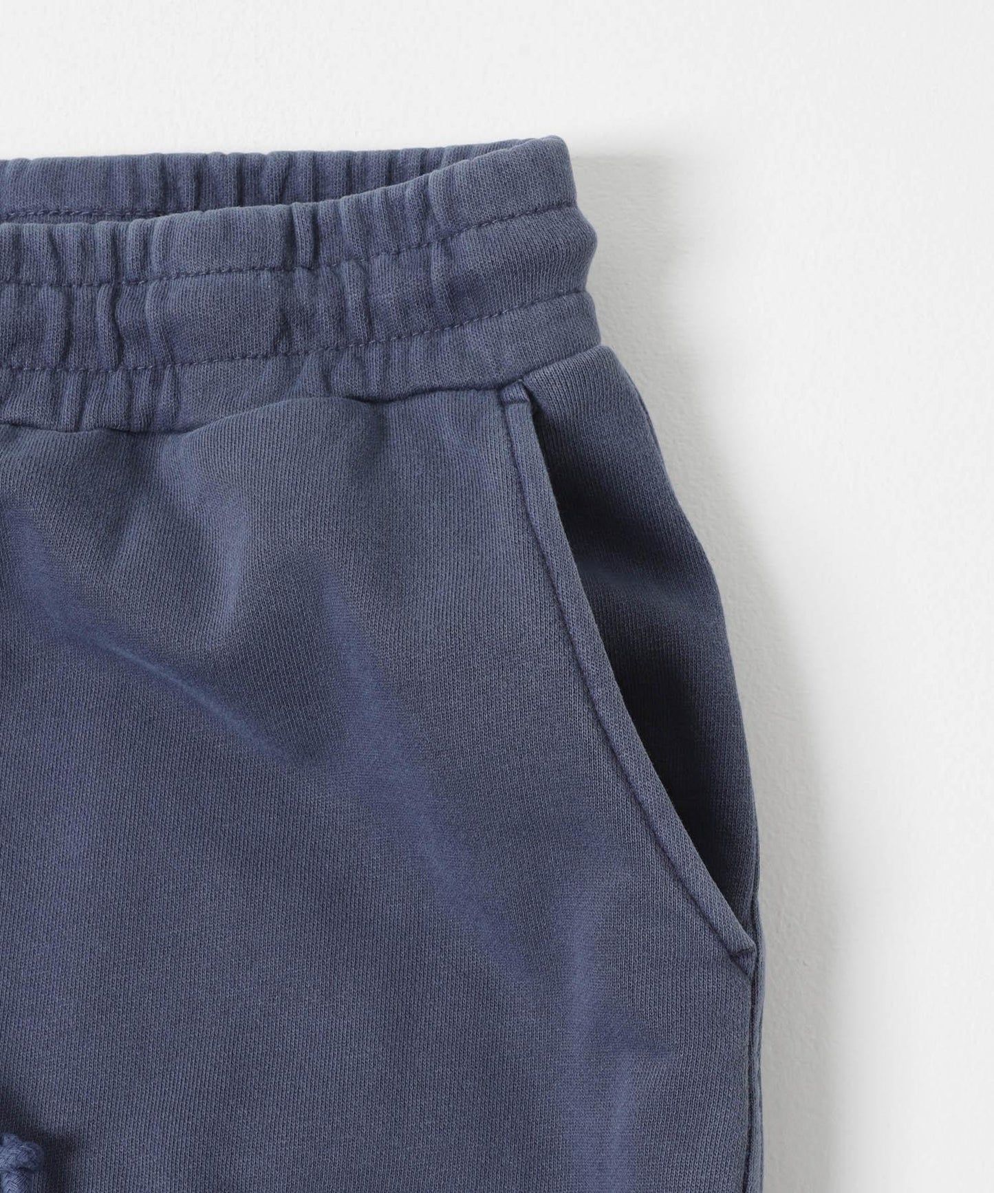 衛衣材質寬鬆闊腿鬆緊休閒褲