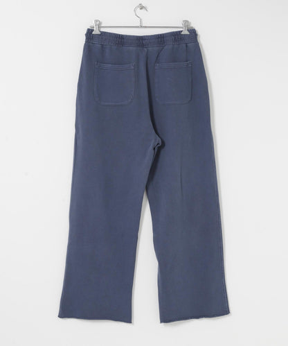 衛衣材質寬鬆闊腿鬆緊休閒褲