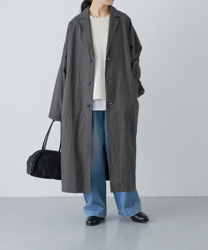 西裝領工裝大衣