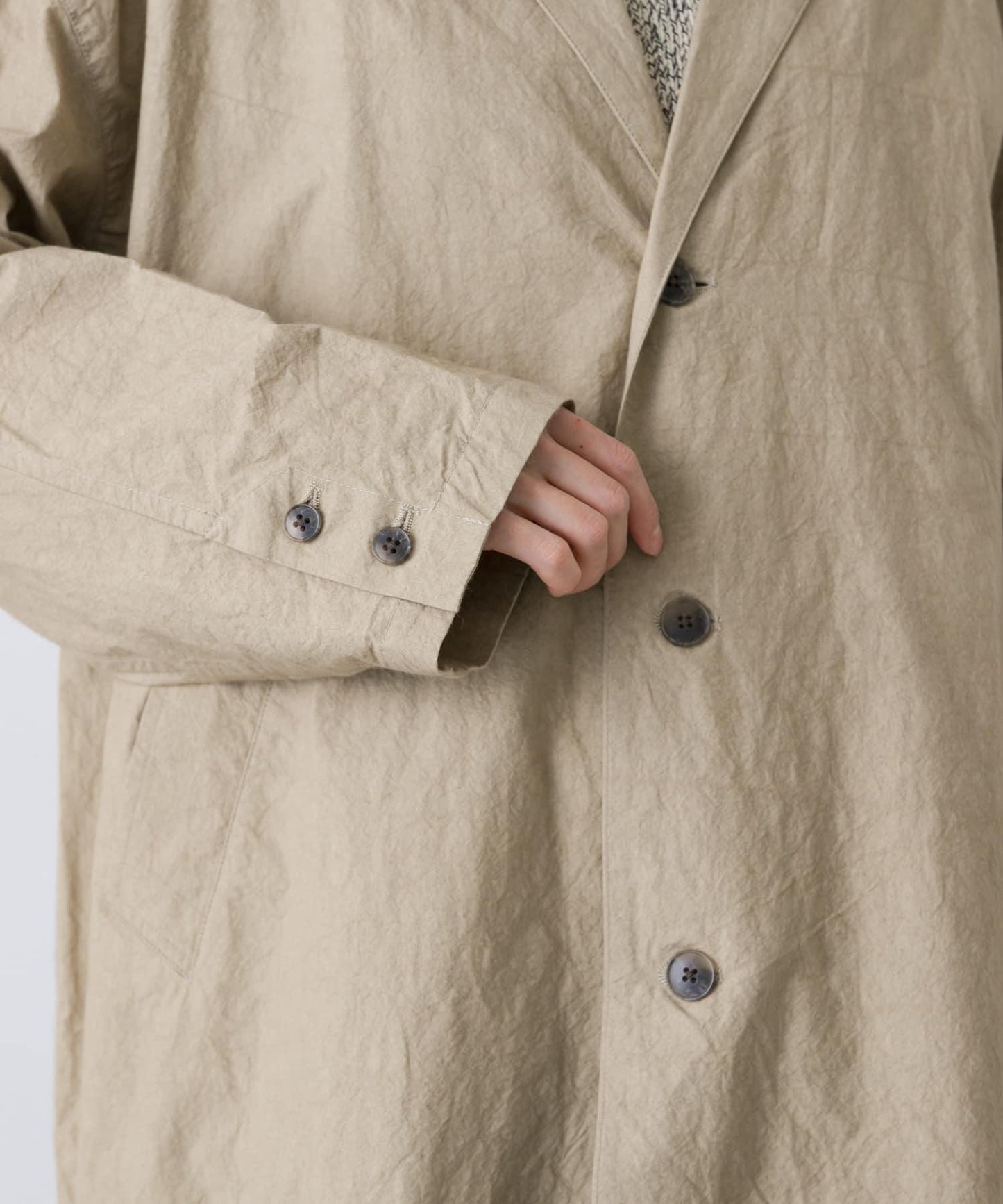 西裝領工裝大衣