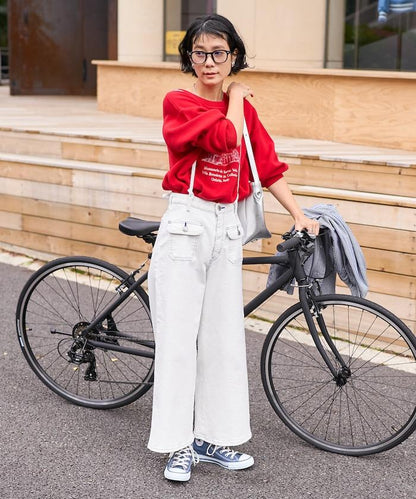 寬鬆 MARINE BAGGY SALOPETTE 揹帶褲（ 可成套搭配）