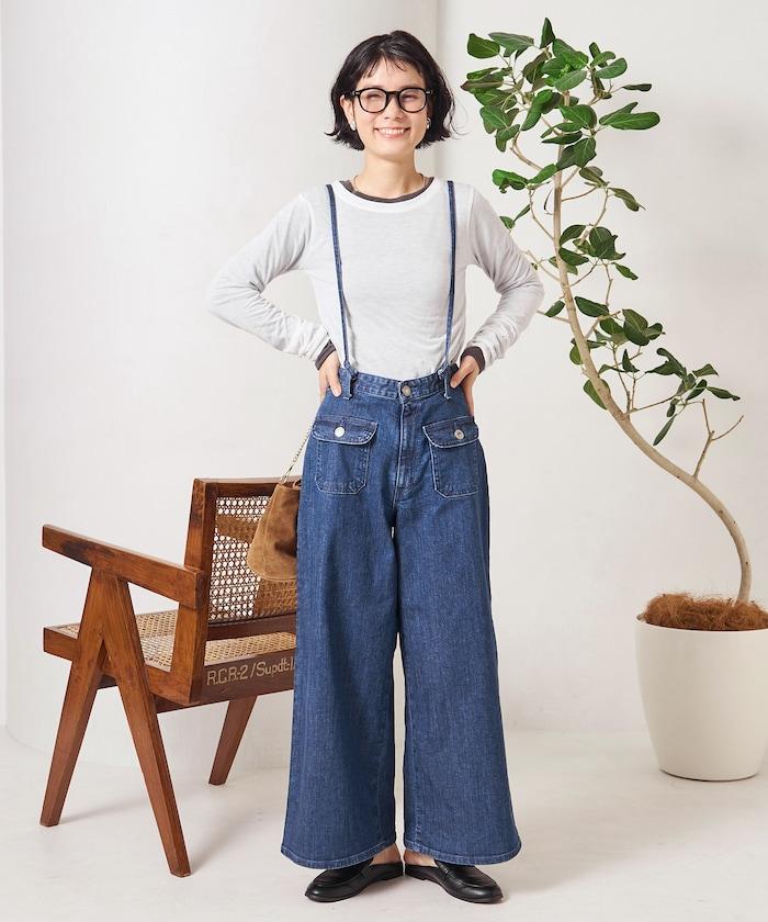 寬鬆 MARINE BAGGY SALOPETTE 揹帶褲（ 可成套搭配）