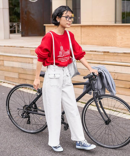 寬鬆 MARINE BAGGY SALOPETTE 揹帶褲（ 可成套搭配）