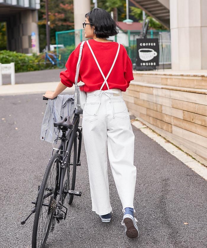 寬鬆 MARINE BAGGY SALOPETTE 揹帶褲（ 可成套搭配）