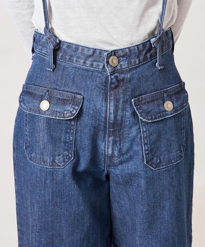 寬鬆 MARINE BAGGY SALOPETTE 揹帶褲（ 可成套搭配）