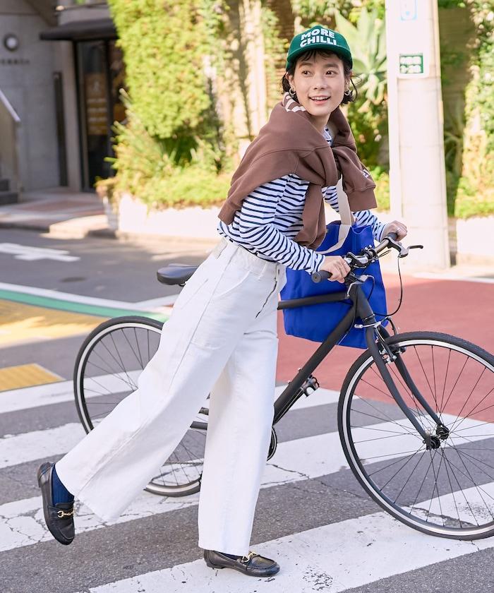 LISA LACE UP WIDE DENIM 繫帶闊腿牛仔褲