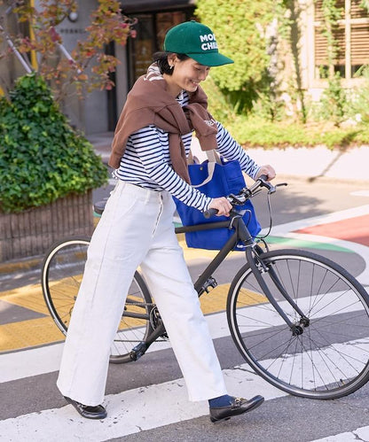 LISA LACE UP WIDE DENIM 繫帶闊腿牛仔褲