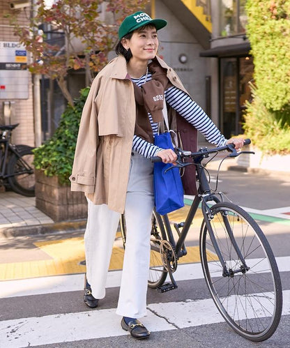 LISA LACE UP WIDE DENIM 繫帶闊腿牛仔褲