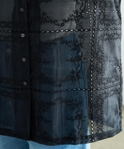 拼接風全刺繡 可成套搭配 襯衫夾克
