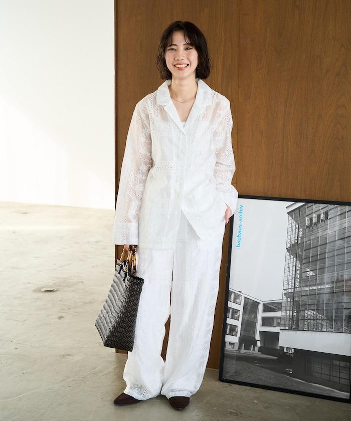 拼接風全刺繡 可成套搭配 襯衫夾克