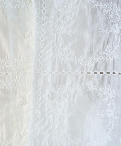 拼接風全刺繡 可成套搭配 襯衫夾克