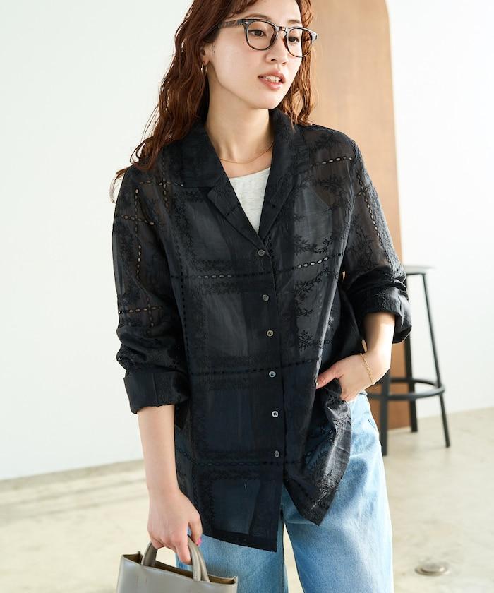 拼接風全刺繡 可成套搭配 襯衫夾克