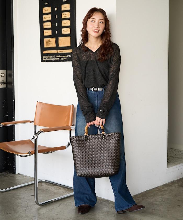 透膚華夫格 連帽 長袖T恤