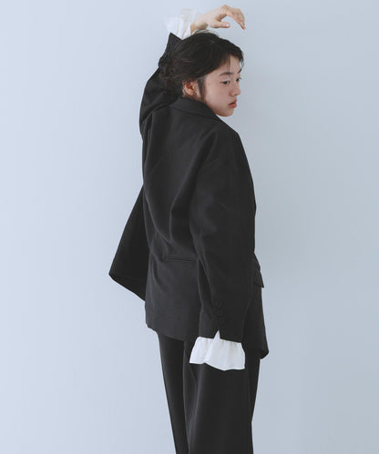 荷葉邊袖 西裝外套