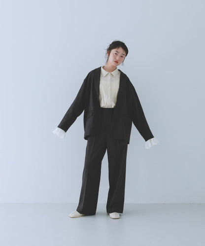 荷葉邊袖 西裝外套