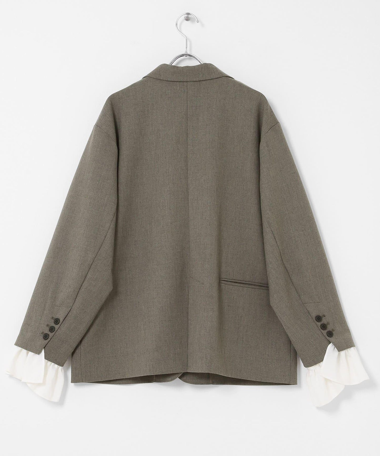 荷葉邊袖 西裝外套