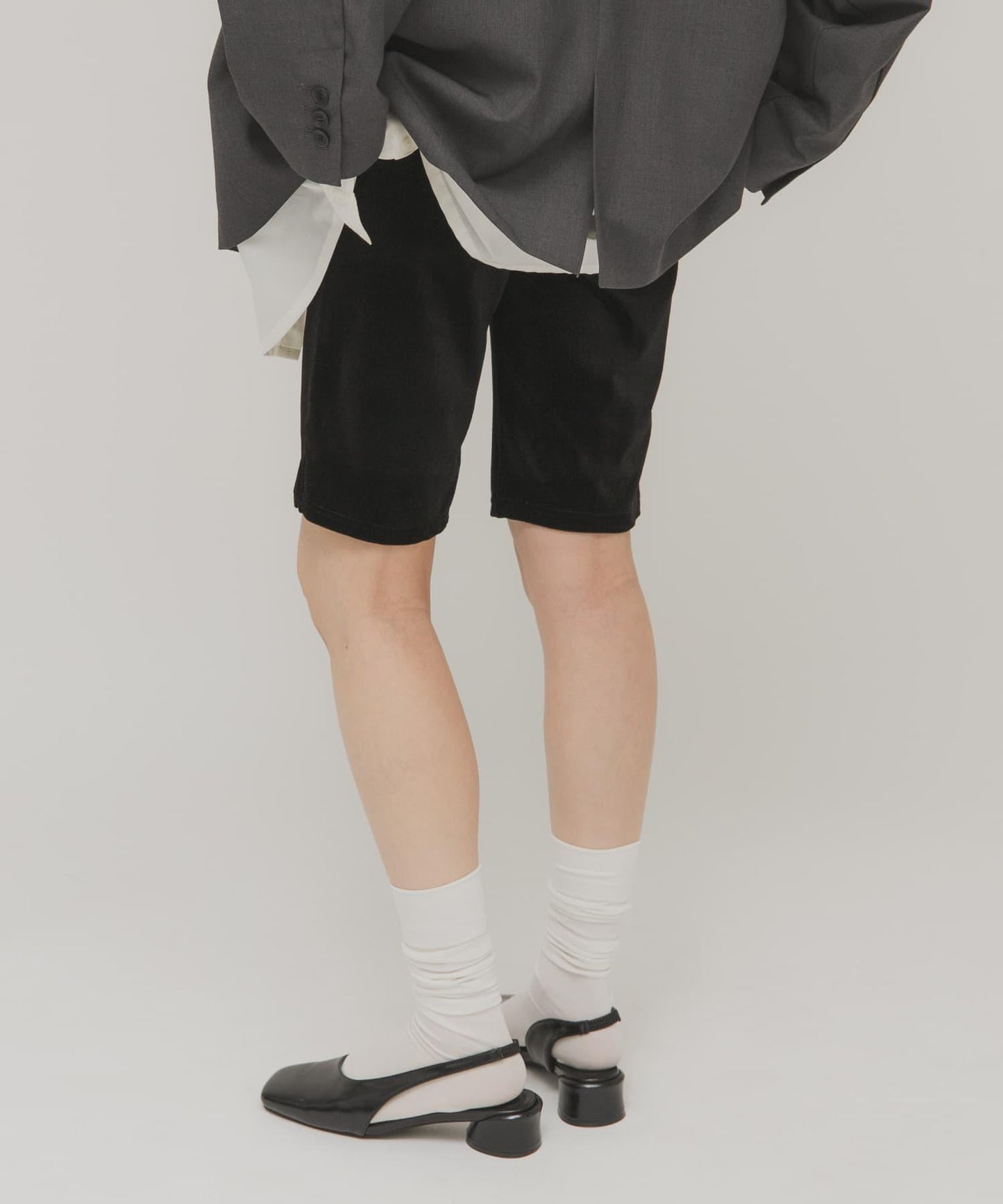 方頭 不對稱設計 單鞋