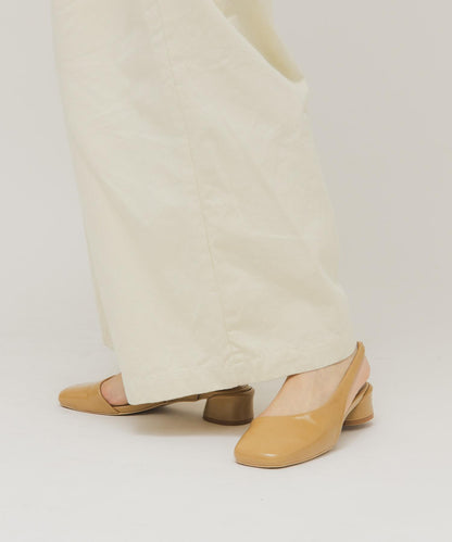 方頭 不對稱設計 單鞋