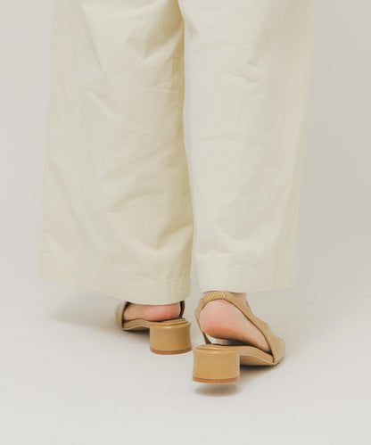 方頭 不對稱設計 單鞋