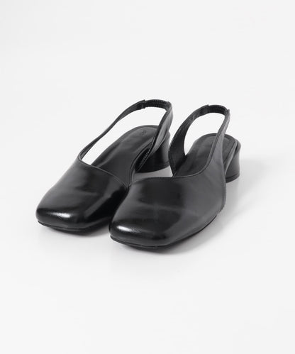 方頭 不對稱設計 單鞋