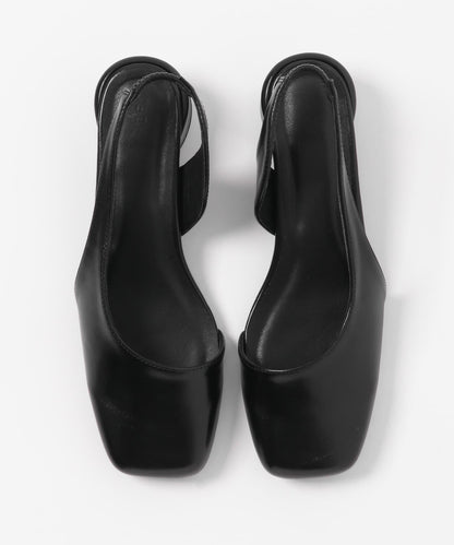 方頭 不對稱設計 單鞋