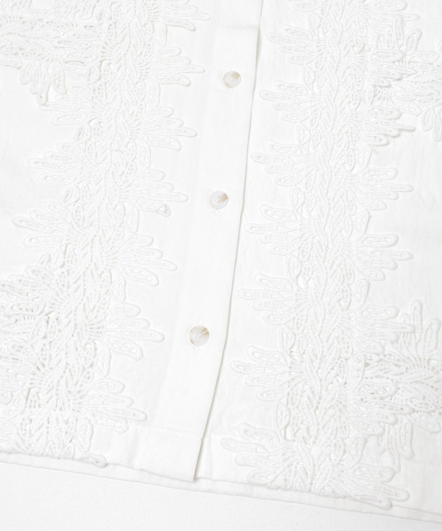 復古風 蕾絲裝飾 襯衫