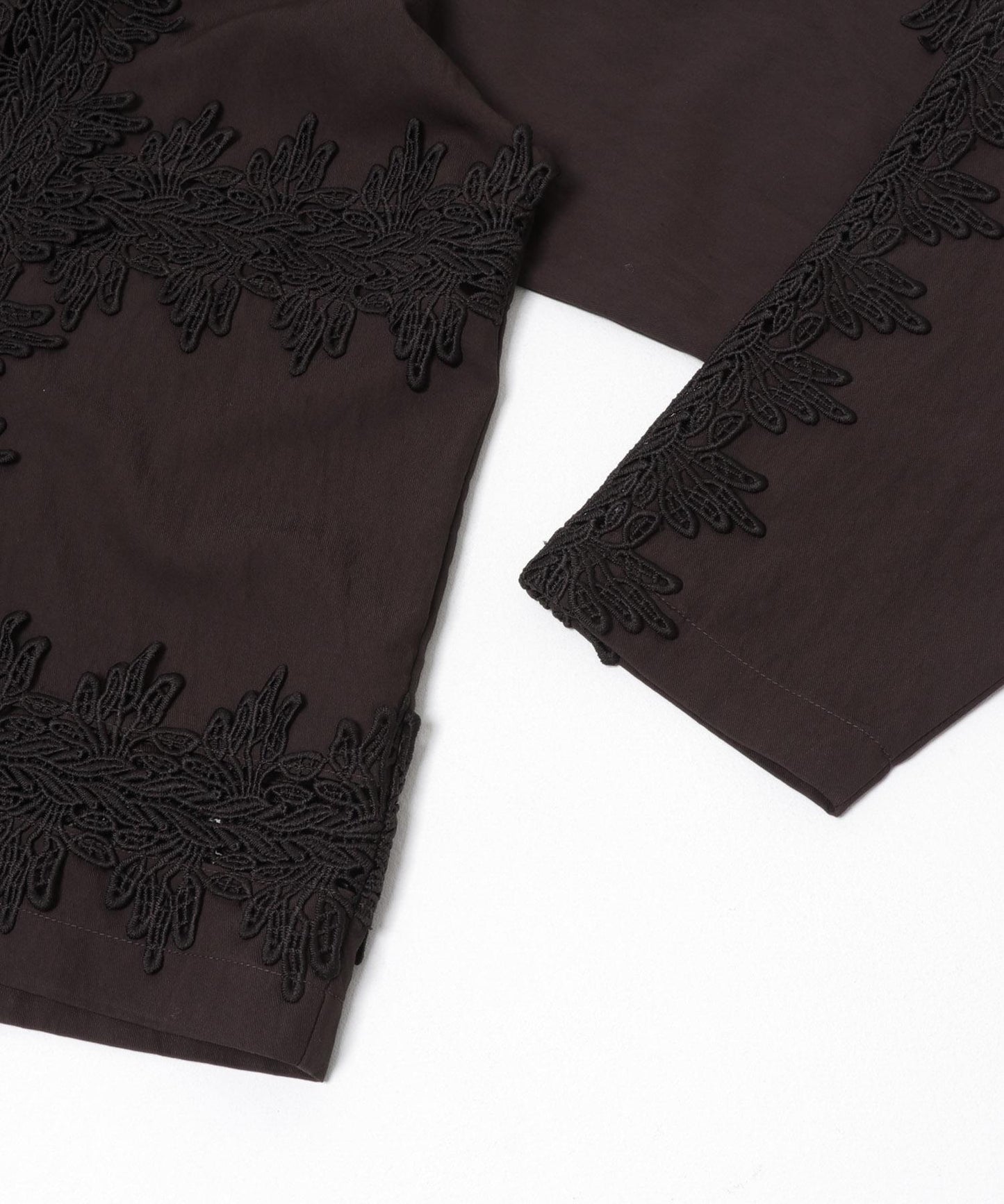 復古風 蕾絲裝飾 襯衫