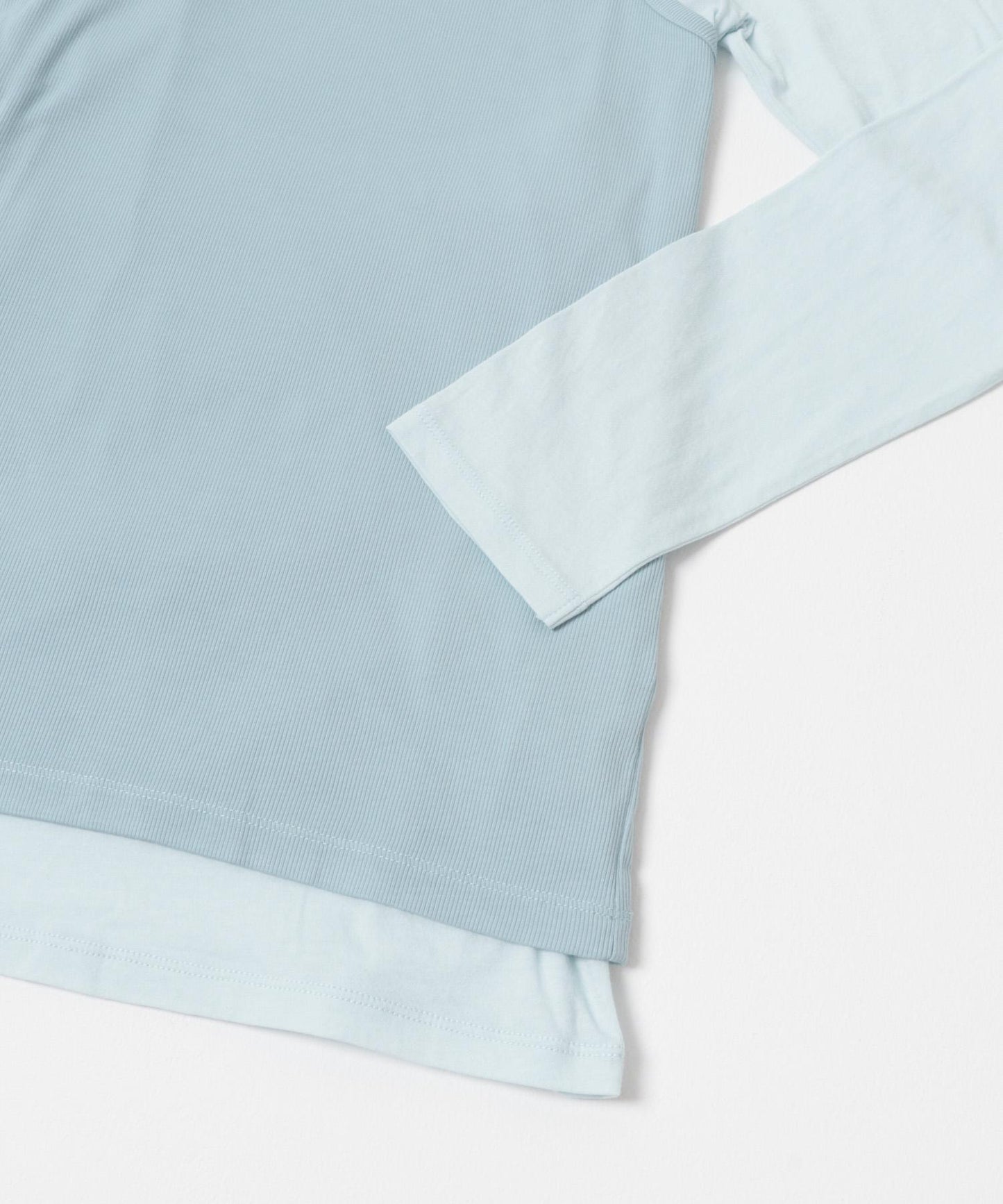 layered long set tee T恤