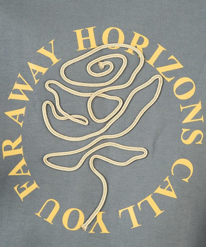 條碼刺繡×圓形LOGO印花 衛衣