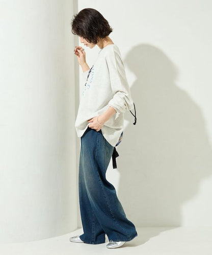 條碼刺繡×圓形LOGO印花 衛衣