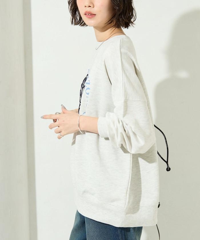 條碼刺繡×圓形LOGO印花 衛衣