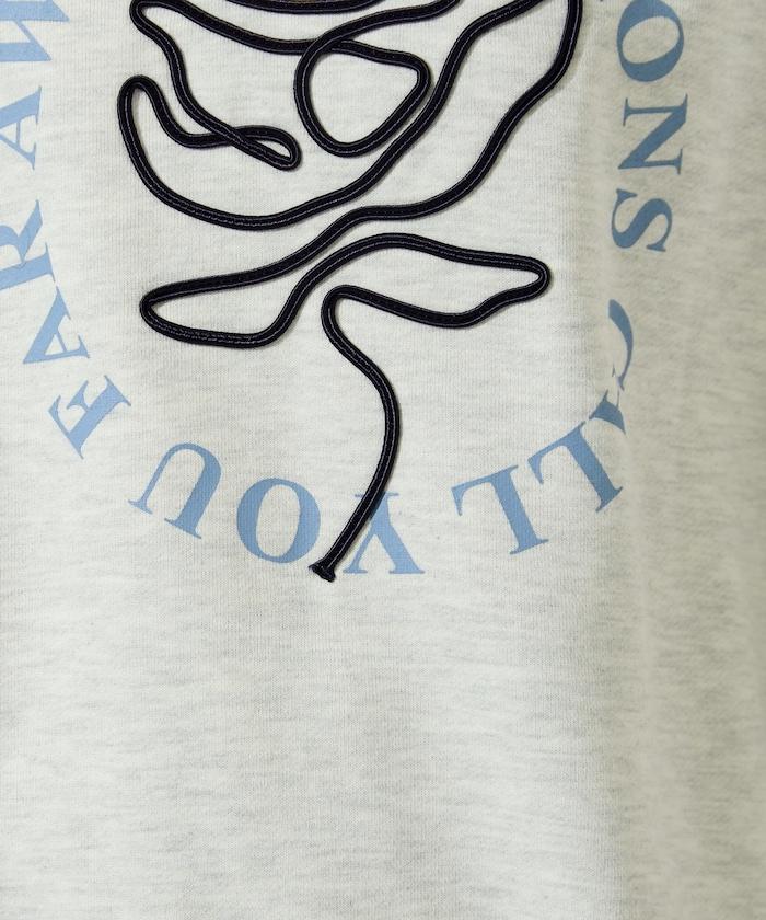 條碼刺繡×圓形LOGO印花 衛衣