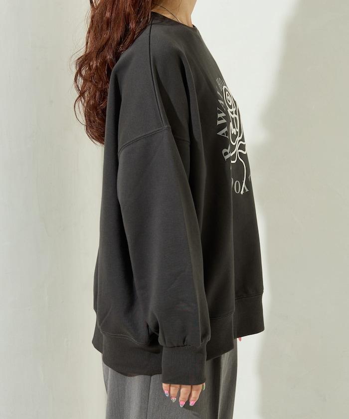 條碼刺繡×圓形LOGO印花 衛衣