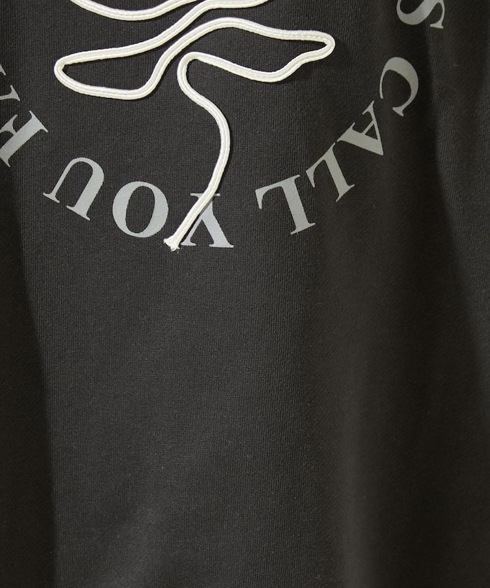 條碼刺繡×圓形LOGO印花 衛衣