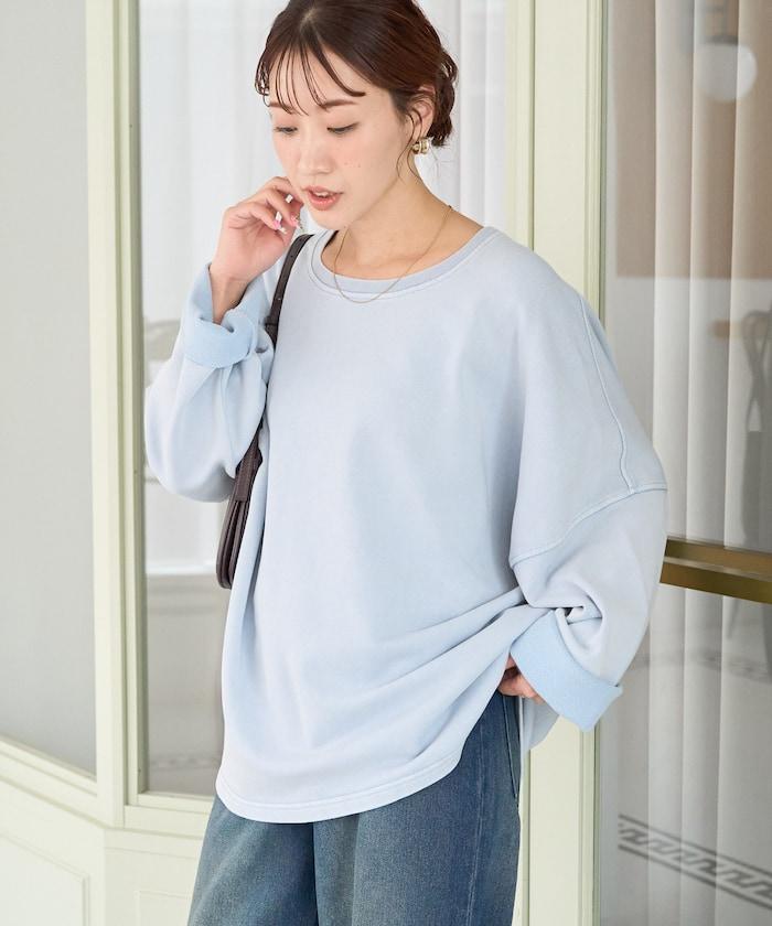 做舊拼色 寬鬆 抓絨 衛衣