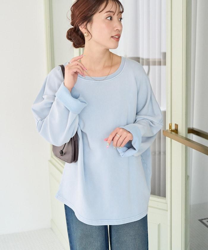 做舊拼色 寬鬆 抓絨 衛衣