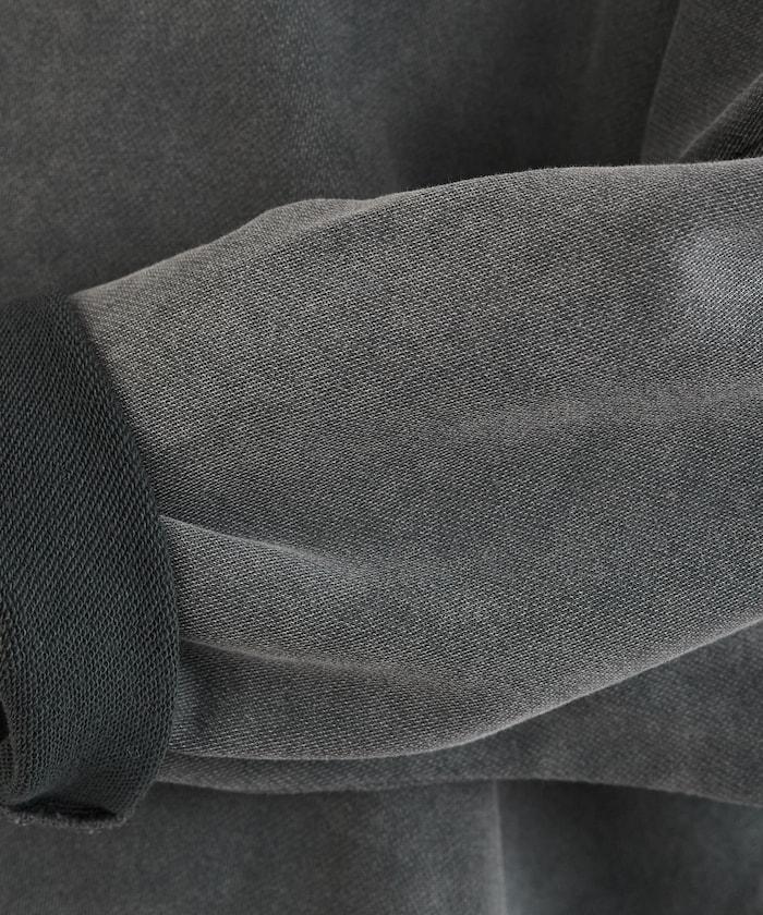 做舊拼色 寬鬆 抓絨 衛衣