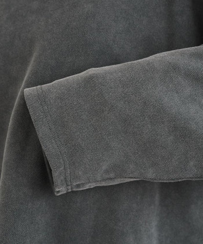 做舊拼色 寬鬆 抓絨 衛衣