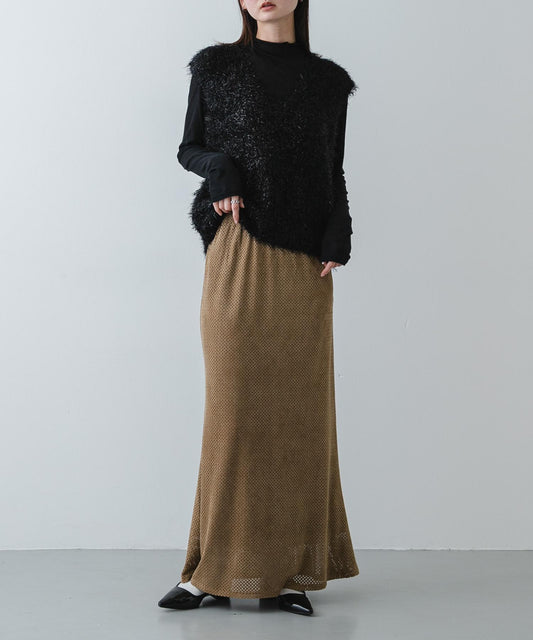 修身 鏤空設計 半身裙