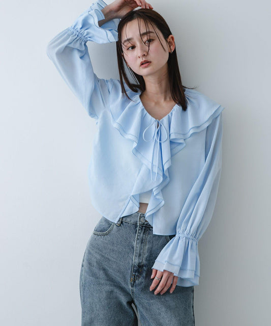 荷葉邊襯衫