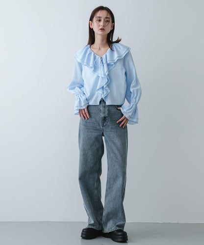 荷葉邊襯衫