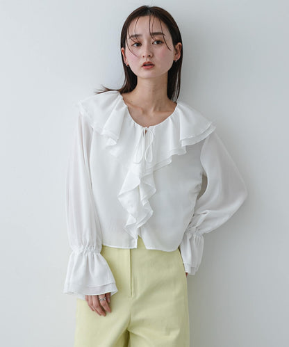 荷葉邊襯衫