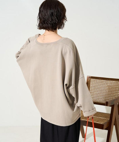 做舊拼色 寬鬆 抓絨 衛衣