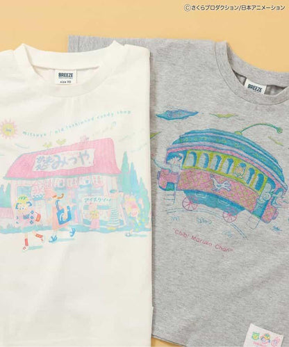 ちびまる子ちゃん（櫻桃小丸子） 聯名系列 圖案T恤 兒童款