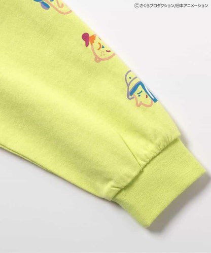 ちびまる子ちゃん（櫻桃小丸子） 聯名系列 袖部圖案長袖T恤