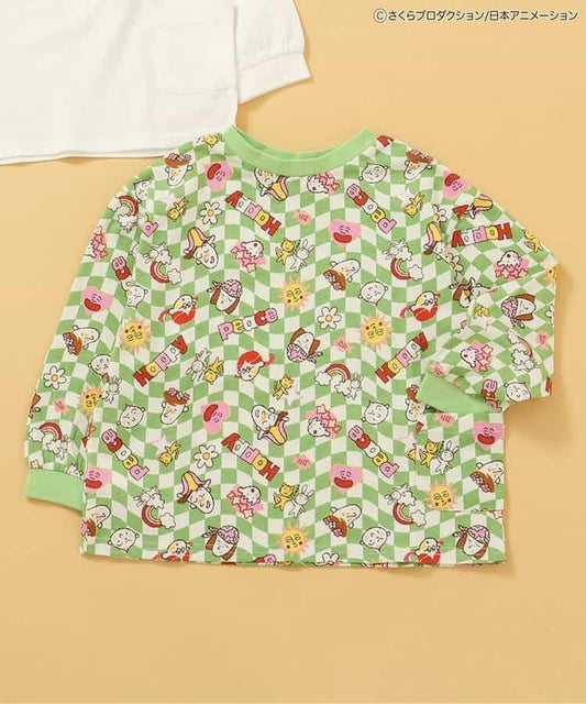 ちびまる子ちゃん（櫻桃小丸子） 合作系列 長袖T恤 どっちも正解DAISUKI款