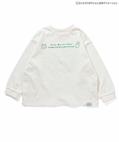 ちびまる子ちゃん（櫻桃小丸子） 合作系列 長袖T恤 どっちも正解DAISUKI款
